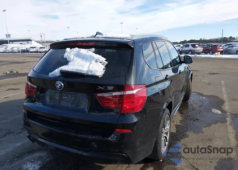 2016 BMW X3 xDrive35I z USA, uszkodzony, nr VIN 5UXWX7C5XG0S16565